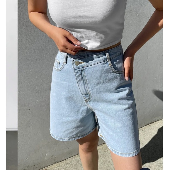 Oak+Fort crossover denim short - Picture 5 of 5